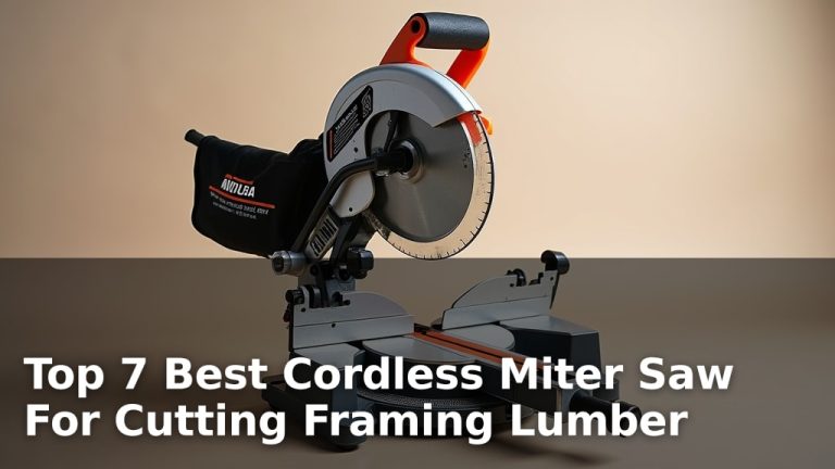Top 7 Best Cordless Miter Saw For Cutting Framing Lumber