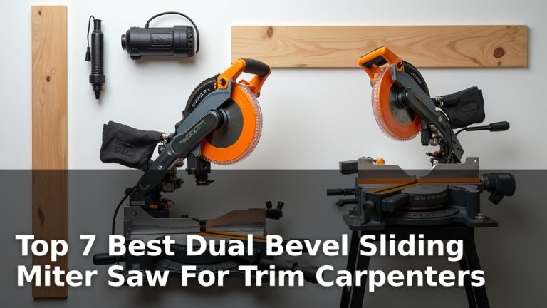 Top 7 Best Dual Bevel Sliding Miter Saw For Trim Carpenters