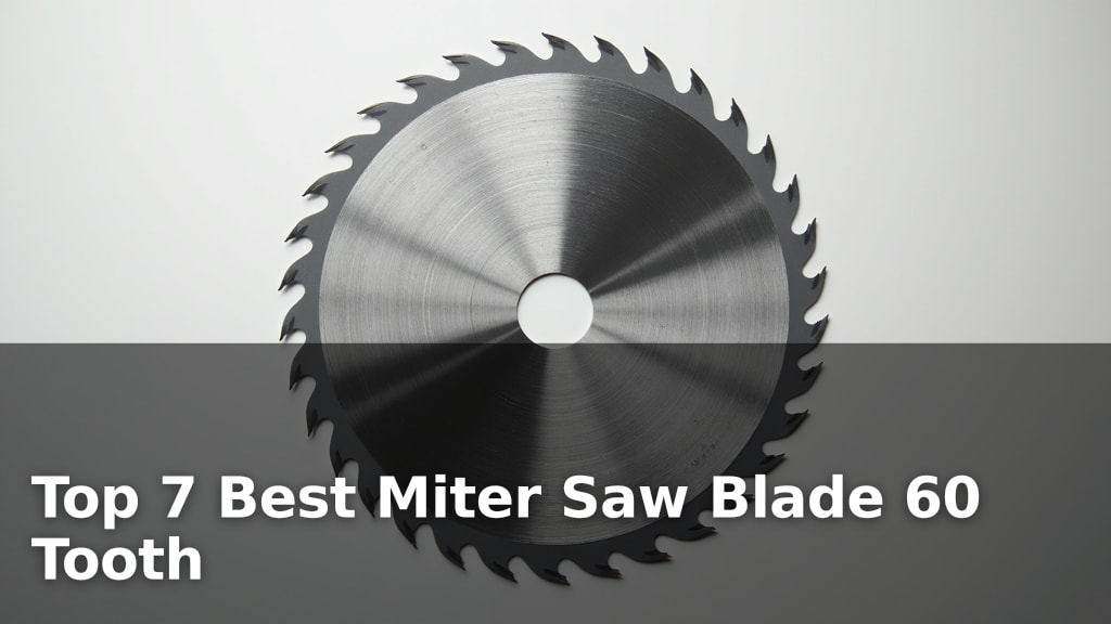 Top 7 Best Miter Saw Blade 60 Tooth