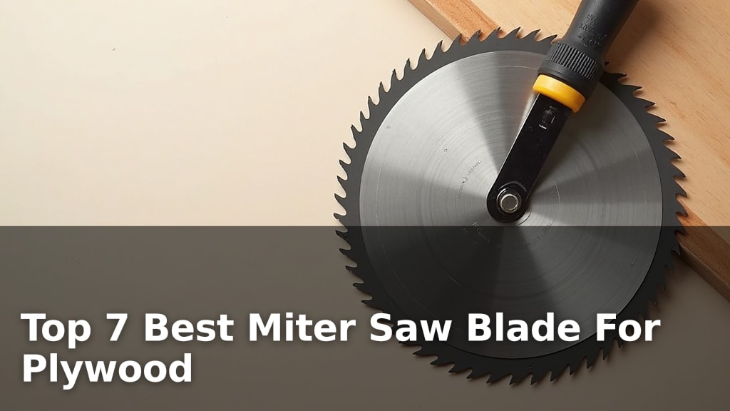 Top 7 Best Miter Saw Blade For Plywood