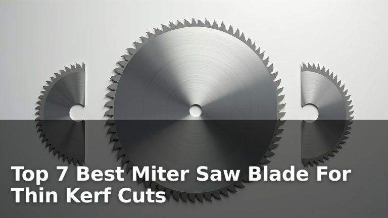 Top 7 Best Miter Saw Blade For Thin Kerf Cuts