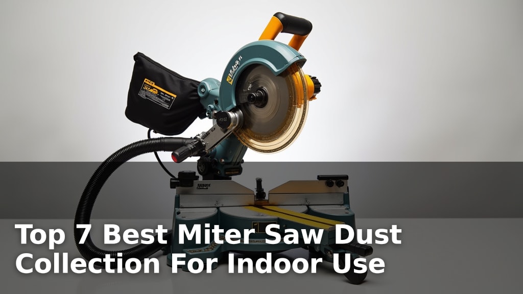 Top 7 Best Miter Saw Dust Collection For Indoor Use