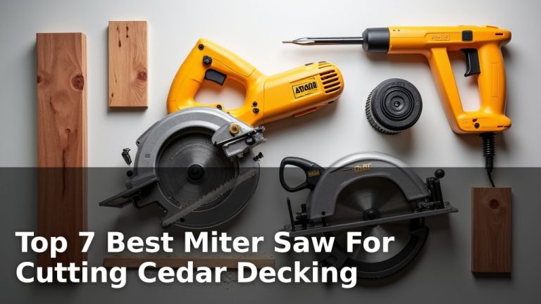 Top 7 Best Miter Saw For Cutting Cedar Decking