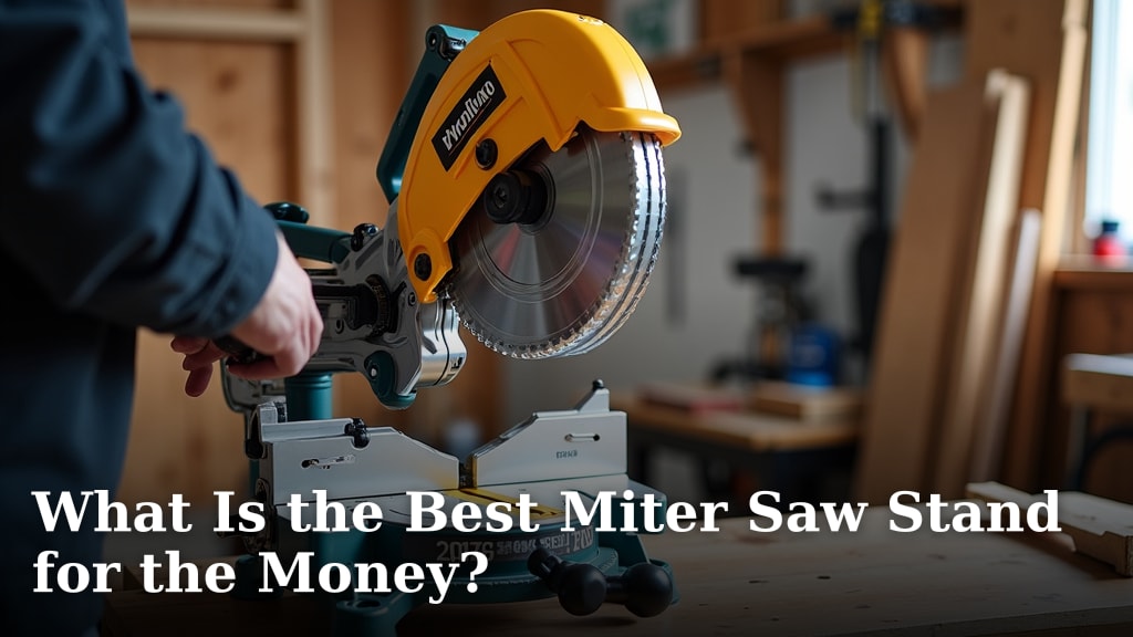 What Is the Best Miter Saw Stand for the Money?